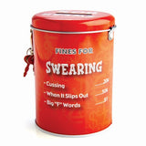 Money Tin - Swearing Fines (7.7 x 7.7 x 10.7cm)