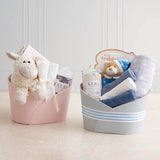 Hamper Bucket Oval Medium Baby Pink