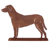 Garden Decoration - Dog Standing 40 x 10 x 56cm (Set of 2)