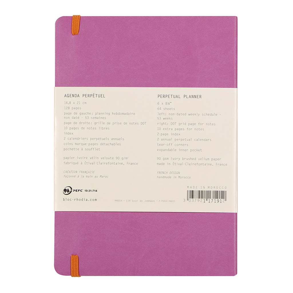 Rhodia Perpetual Diary A5 Lilac