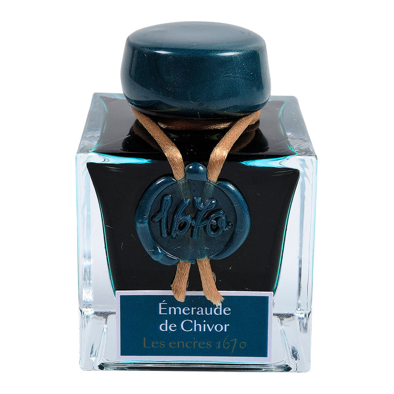 Jacques Herbin 1670 Ink 50ml Emerald of Chivor