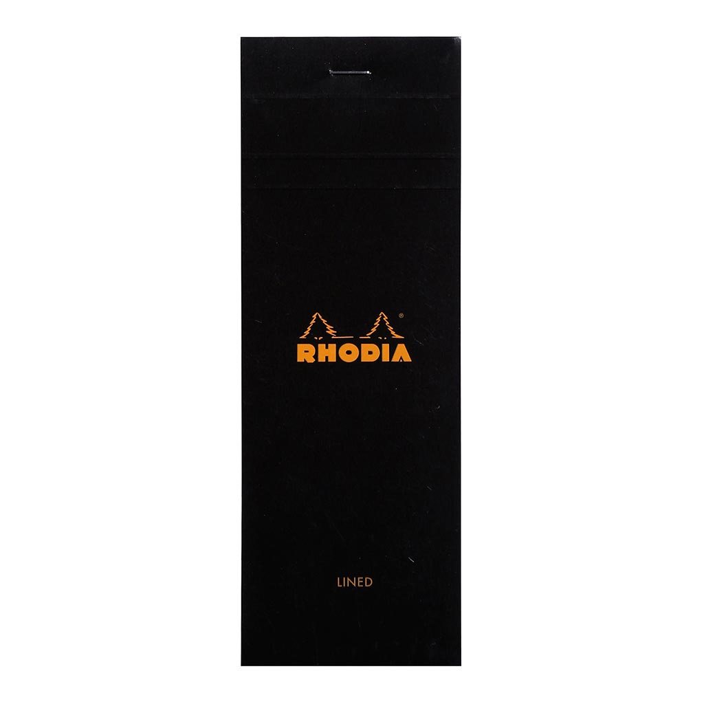 Rhodia Bloc Pad No. 8 Shopping Lined Black