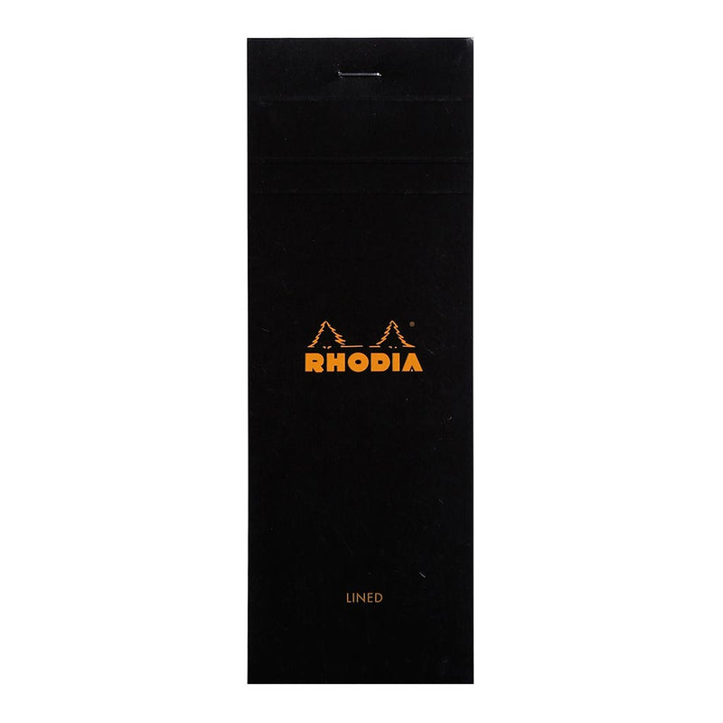 Rhodia Bloc Pad No. 8 Shopping Lined Black