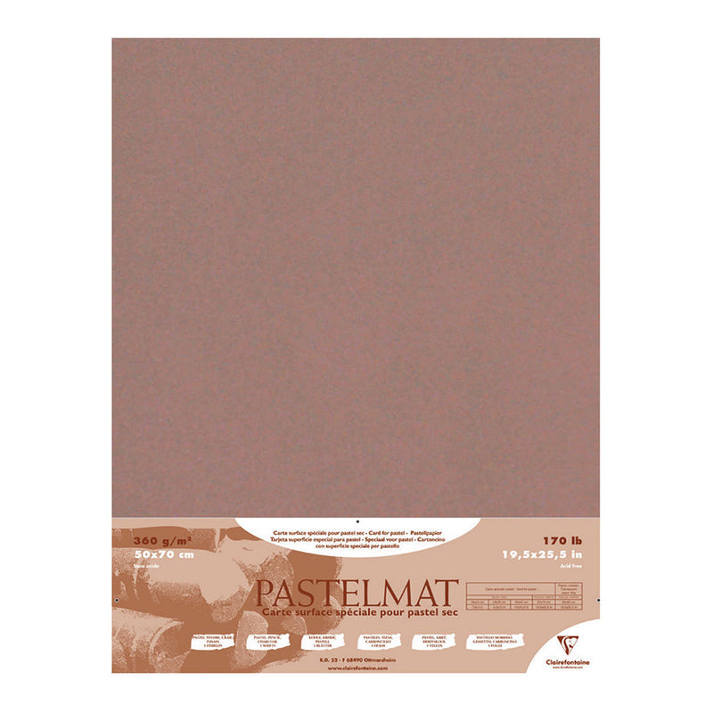 Pastelmat Paper 50x70cm Brown, Pack of 5