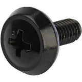 10-32 Server Rack Screws and Nuts - 50 Pack - Black