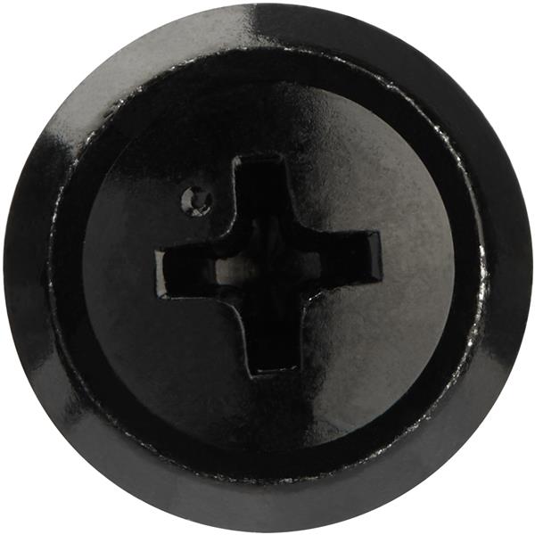 10-32 Server Rack Screws and Nuts - 50 Pack - Black