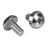 M6 Rack Screws and M6 Cage Nuts - 20 Pack