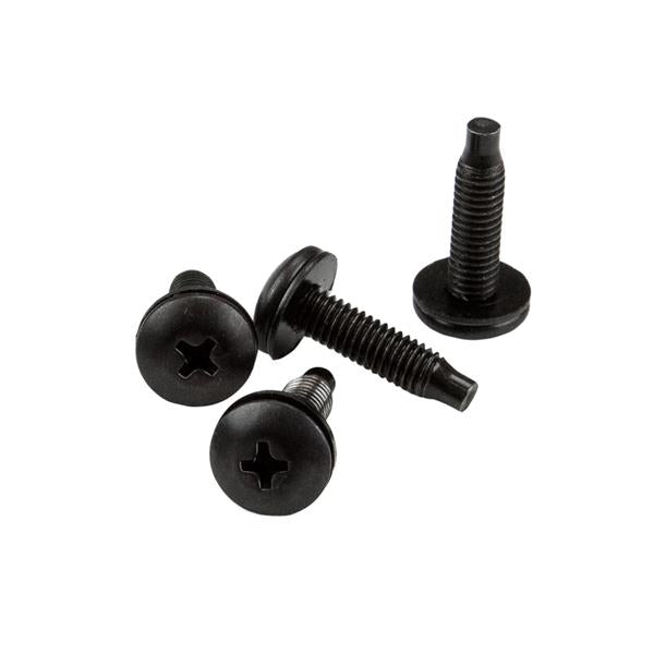 50-pack of durable 10-32 server rack screws for secure hardware installation in data centers and home offices.