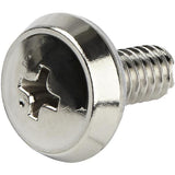 12-24 Server Rack Screws - 50 pack - Nickel-plated