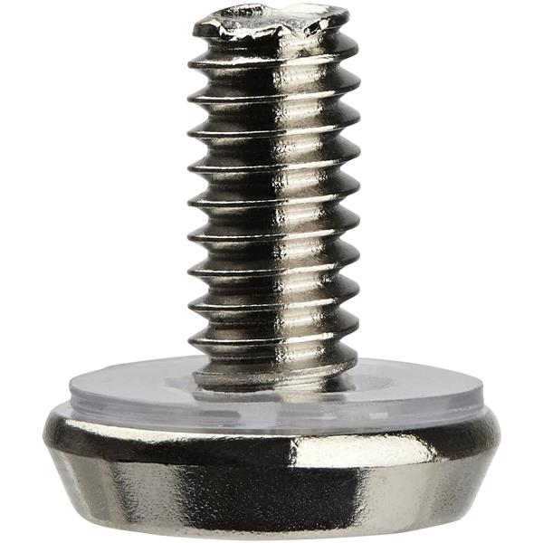 12-24 Server Rack Screws - 50 pack - Nickel-plated