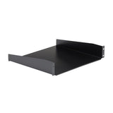 Black Standard Universal Server Rack Cabinet Shelf