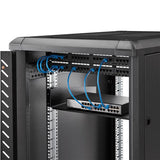Black Standard Universal Server Rack Cabinet Shelf