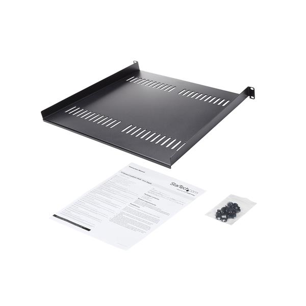 Vented 1U Rack Shelf - 40 cm (16 in.) Deep