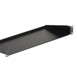 1U 7in Depth Universal Fixed Rack Mount Shelf – 33lbs / 15kg