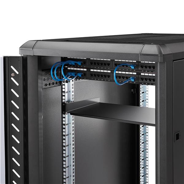 1U Rack Shelf - 25 cm (10 in.) Deep