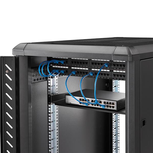 1U Rack Shelf - 25 cm (10 in.) Deep