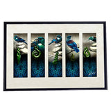 Canvas Art - 5 Tuis (84 x 64.5 x 19.5cm)