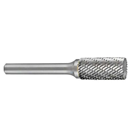 Premium Holemaker Carbide Burr with 1" head, double cut design for efficient metal shaping and engraving.