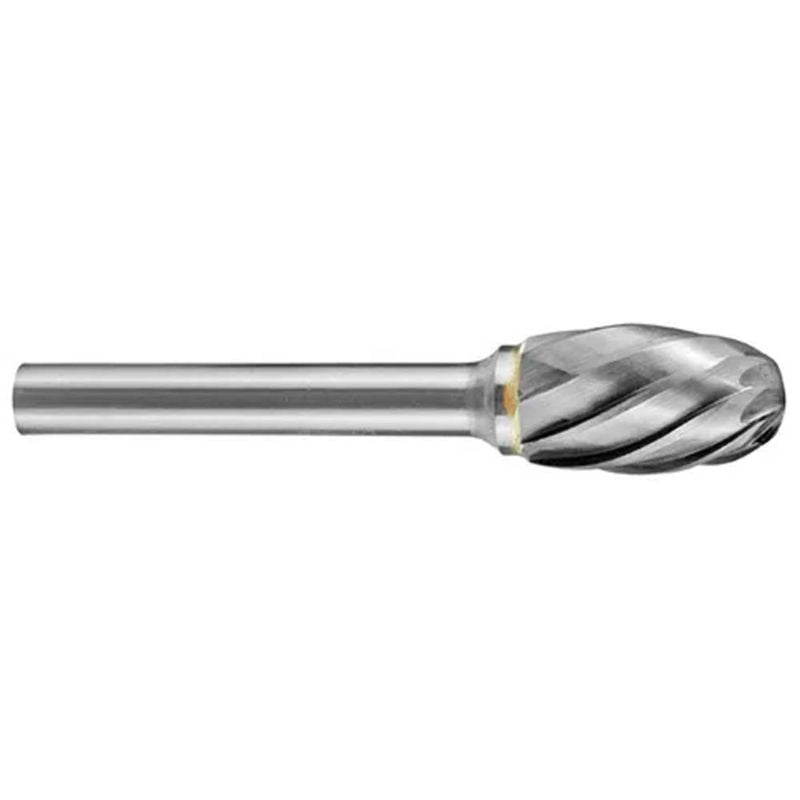 Premium Holemaker carbide burr with 5/8" head, 1" flute for precise shaping and deburring of soft metals and wood.