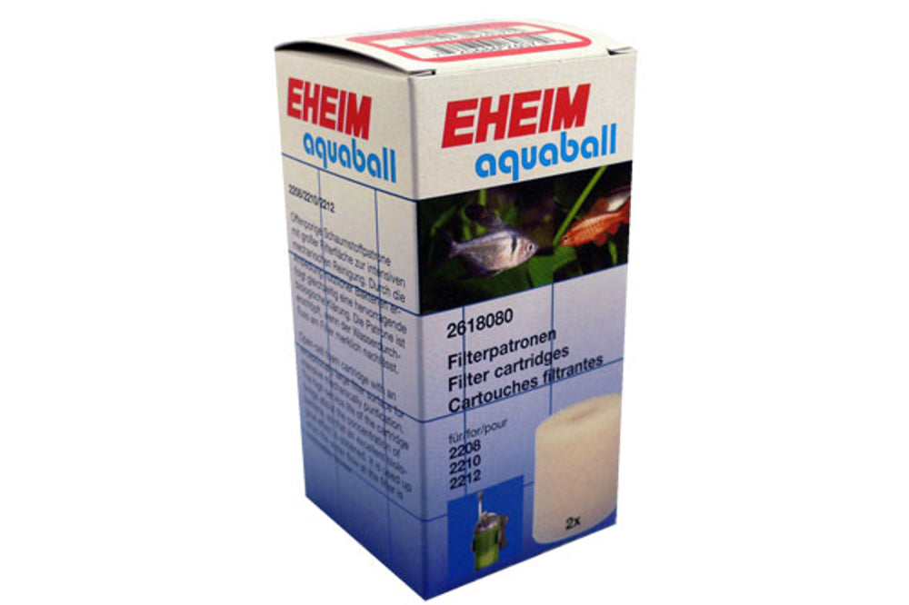 Eheim Biopower cartridge 2pk for optimal aquarium filtration and water clarity.