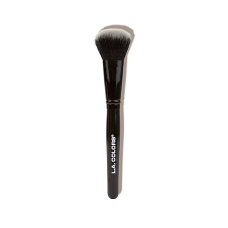 LA Colors Blush Brush with a flat dome shape for seamless blending of blush, bronzer, and contour powders.