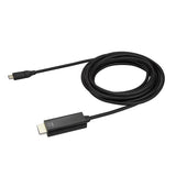 3 m USB-C to HDMI cable with 4K at 60Hz support for direct connection to monitors, TVs, or projectors.