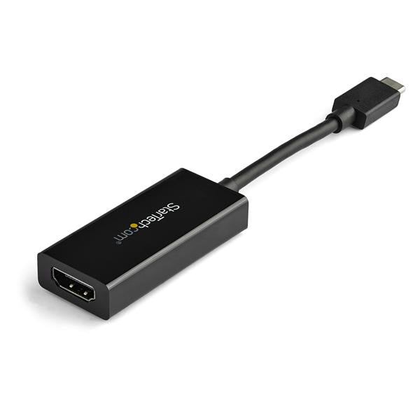 USB-C to HDMI adapter for 4K HDR video at 60Hz, ideal for connecting devices to monitors and TVs.