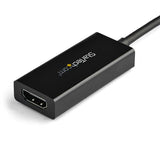 USB-C to HDMI adapter for 4K HDR video at 60Hz, lightweight and portable, ideal for connecting devices to displays.