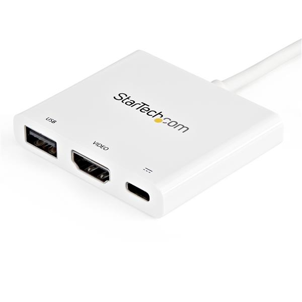 USB C Multiport Adapter with HDMI 4K - PD - 1x USB 3.0 Type A - USB C Video