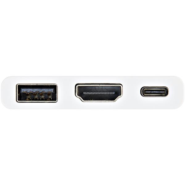 USB C Multiport Adapter with HDMI 4K - PD - 1x USB 3.0 Type A - USB C Video