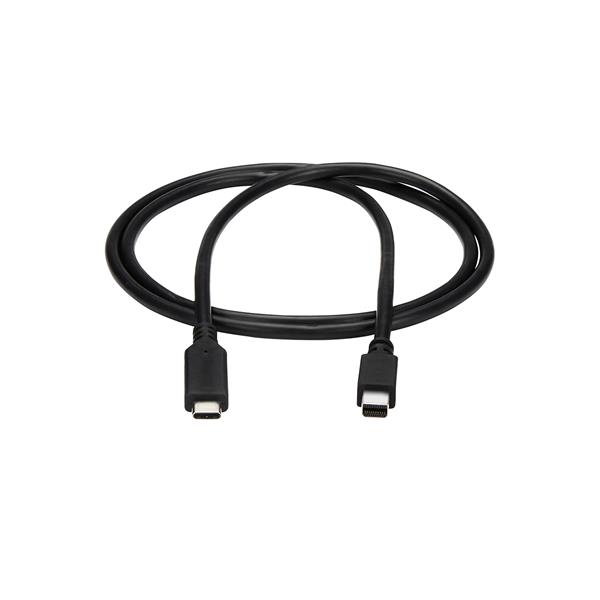 1 m (3.3&apos;) USB-C to Mini DisplayPort Cable - 4K 60Hz - Black