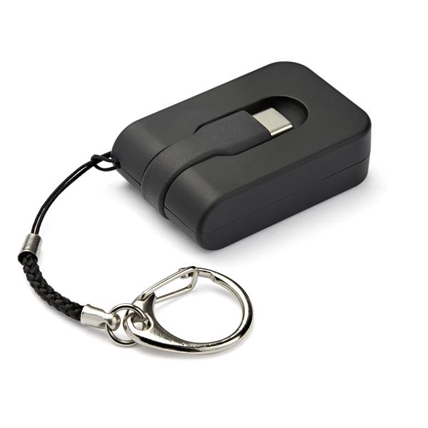 Portable USB C to VGA Adapter with Keychain - 1080p