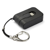 Portable USB C to VGA Adapter with Keychain - 1080p