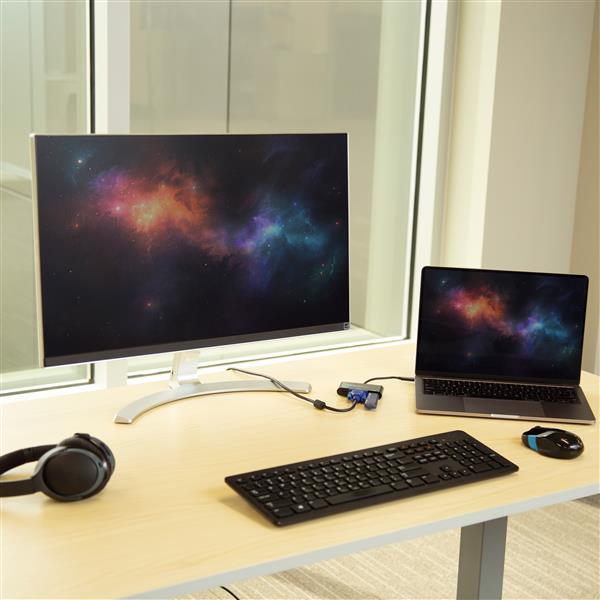 USB-C to VGA Multifunction Adapter with Power Delivery and USB-A Port