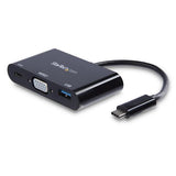 USB-C to VGA Multifunction Adapter with Power Delivery and USB-A Port