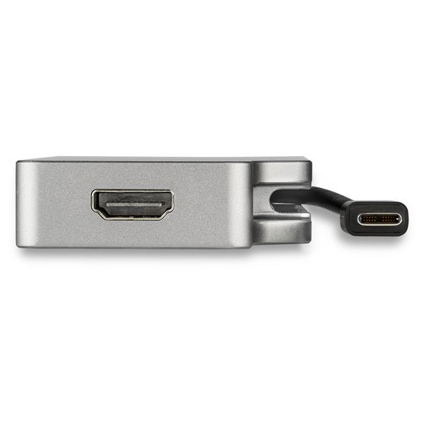 USB-C Multiport Video Adapter - 4-in-1 USBC Adapter Space Gray
