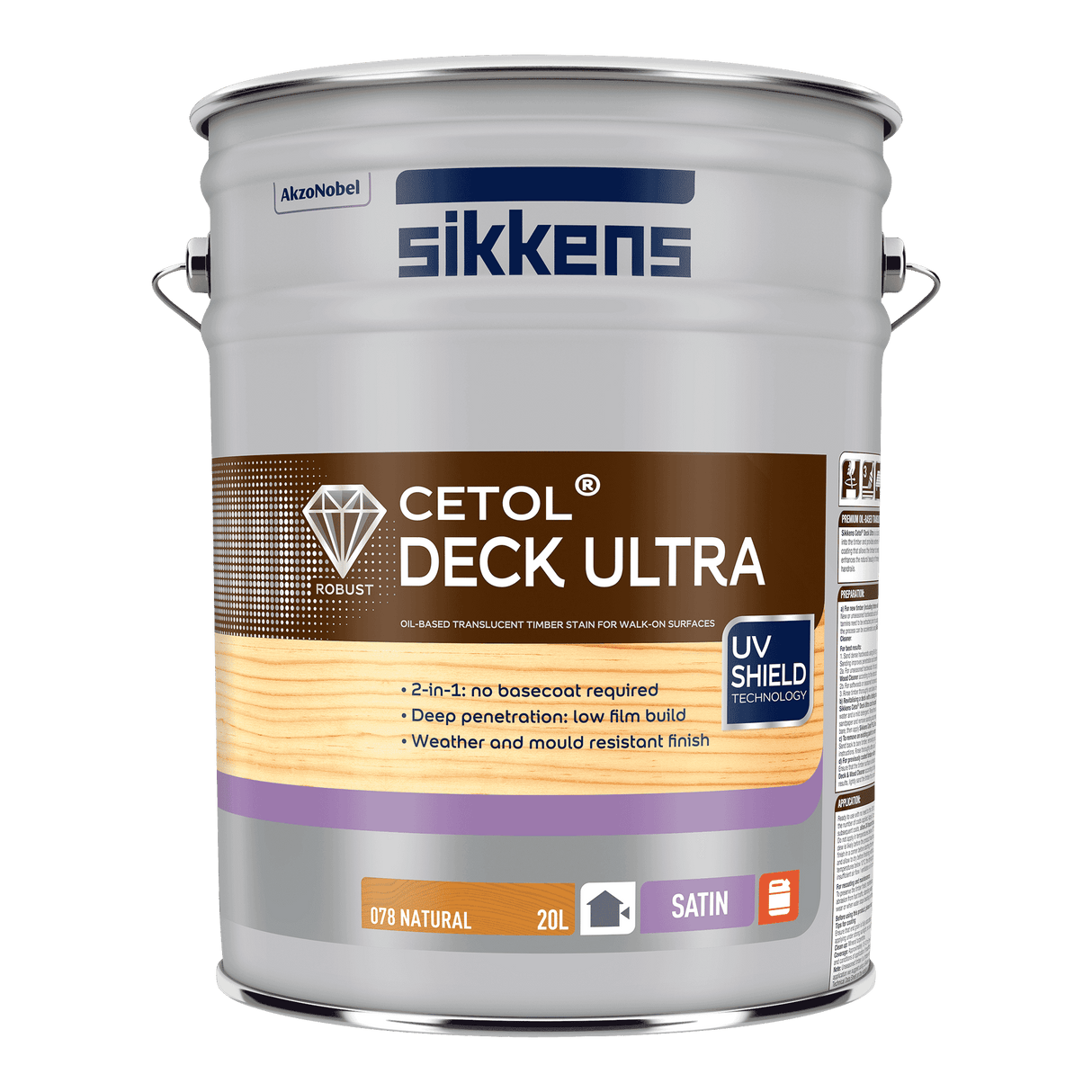 Sikkens Cetol Deck Ultra - Natural 20L