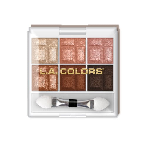 LA Colors Earthy 6 Color Eyeshadow palette with six vibrant, nature-inspired shades for versatile eye looks.