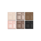 6 Color Eyeshadow Palette - LA Colors In The Nude featuring six vibrant shades for versatile eye makeup looks.