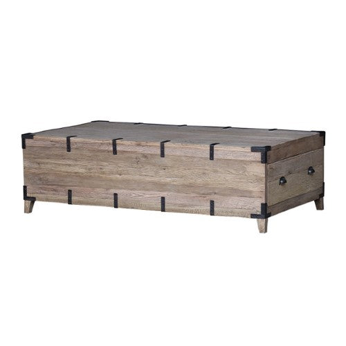 Trunk Coffee Table - Reclaimed Natural Oak (1.4m X 80cm X 42cm)