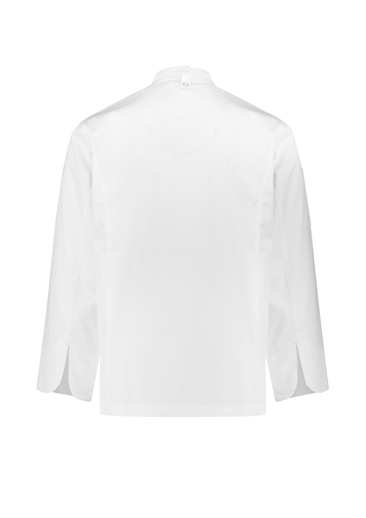 Al Dente Mens Long Sleeve Chef Jacket - White