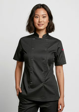 Zest Womens Short Sleeve Jacket - White