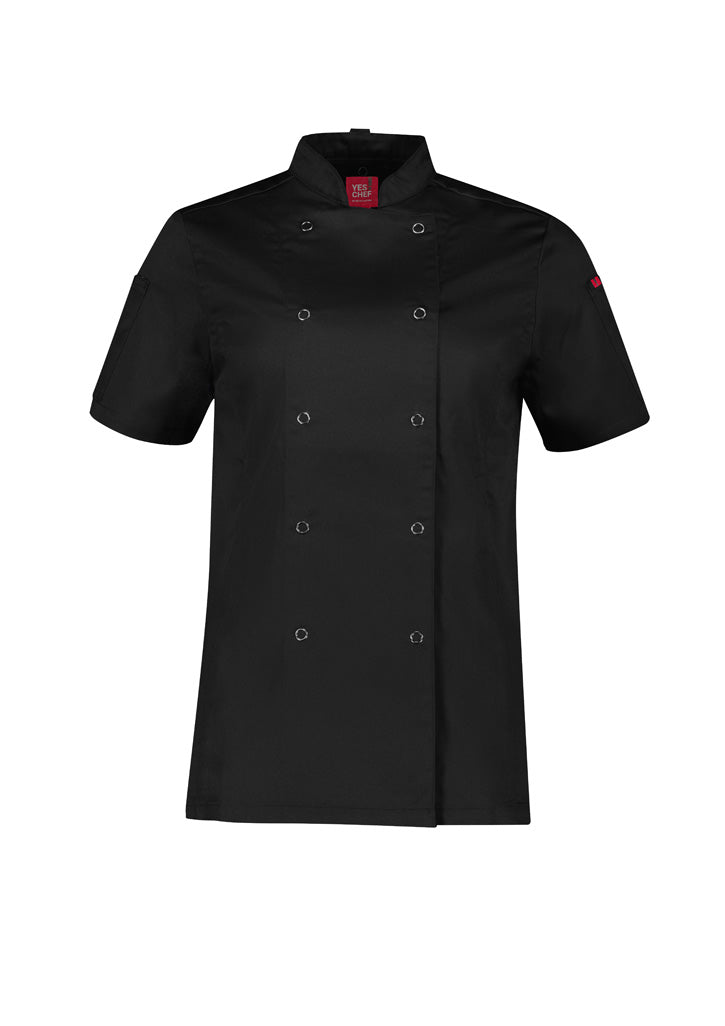 Zest Womens Short Sleeve Jacket - Black