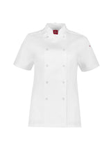 Zest Womens Short Sleeve Jacket - White