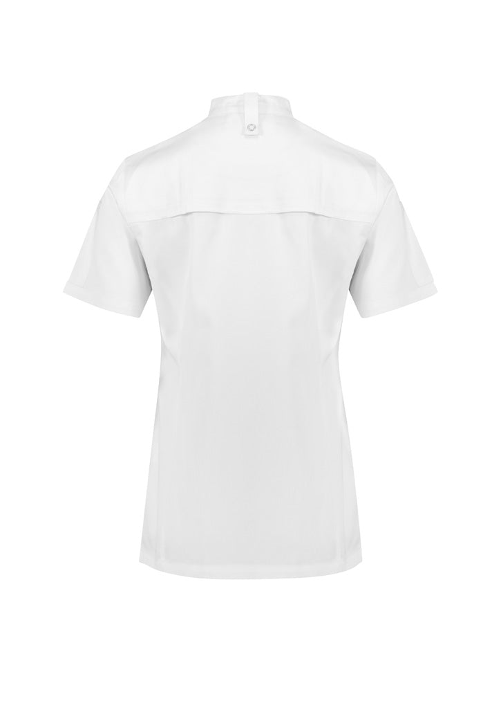 Zest Womens Short Sleeve Jacket - White