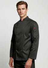 Zest Mens Long Sleeve Jacket - White