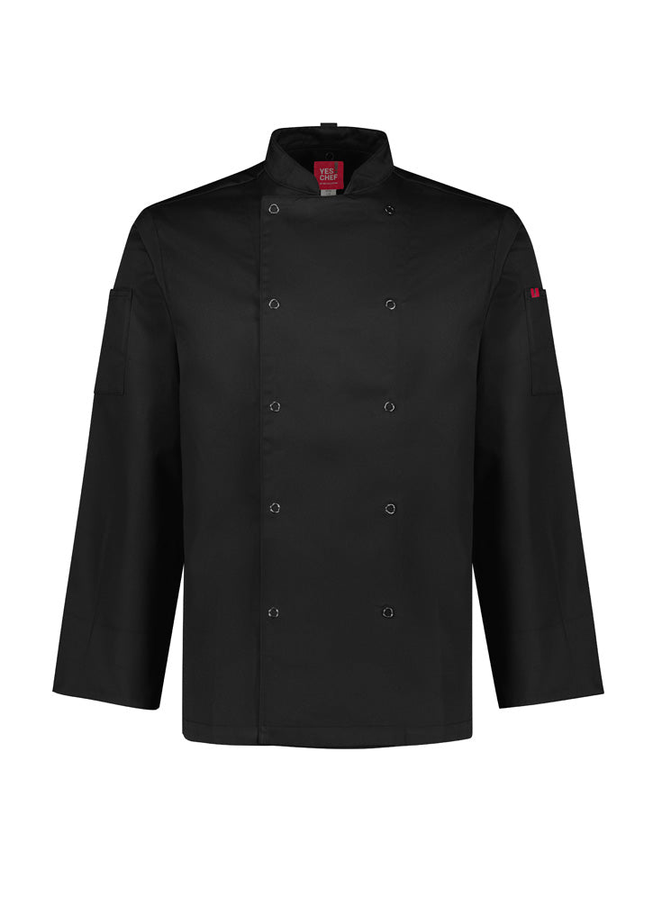 Zest Mens Long Sleeve Jacket - Black