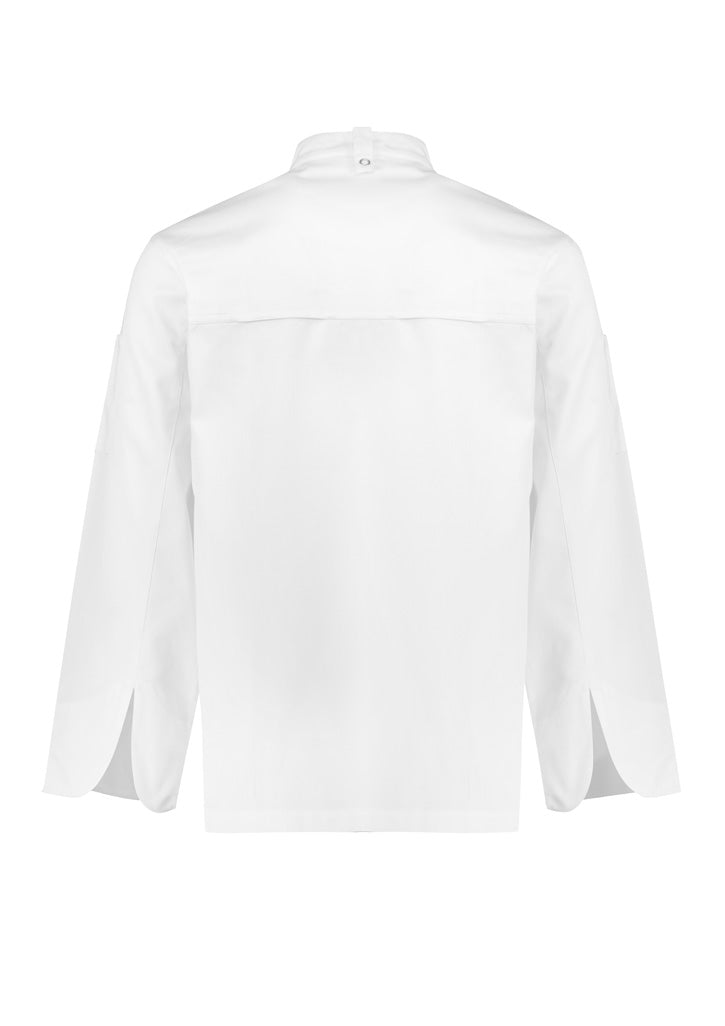 Zest Mens Long Sleeve Jacket - White