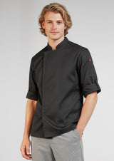 Alfresco Mens Long Sleeve Chef Jacket - White