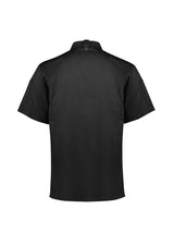 Alfresco Mens Short Sleeve Chef Jacket - Black